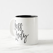 Tasse 2 Couleurs Madame de patron (Devant gauche)