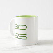 Tasse 2 Couleurs Madame de patron/droitier (patron faisant face) (Devant gauche)