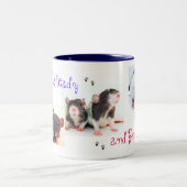 Tasse 2 Couleurs Madame de rat et fier fous de lui ! (Centre)