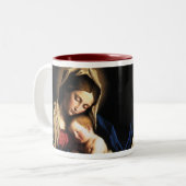 Tasse 2 Couleurs Madonna et enfant (Devant gauche)