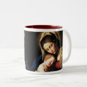 Tasse 2 Couleurs Madonna et enfant (Devant droit)