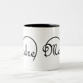 Tasse 2 Couleurs Madre coeur Mère italienne (Centre)