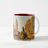 Tasse 2 Couleurs Madrid Espagne Tourisme souvenir (Devant droit)
