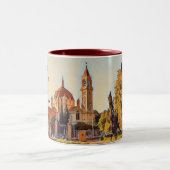 Tasse 2 Couleurs Madrid Espagne Tourisme souvenir (Centre)