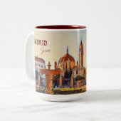 Tasse 2 Couleurs Madrid Espagne Tourisme souvenir (Devant gauche)