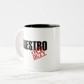 TASSE 2 COULEURS MAESTRO QUI N'EST PAS DE SERVICE (Devant gauche)