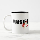 TASSE 2 COULEURS MAESTRO QUI N'EST PAS DE SERVICE (Gauche)
