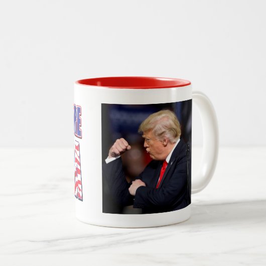 Tasse 2 Couleurs MAGA hardcore (Devant droit)