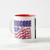 Tasse 2 Couleurs MAGA hardcore (Devant gauche)