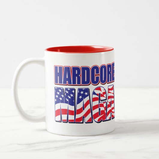Tasse 2 Couleurs MAGA hardcore (Gauche)