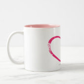 Tasse 2 Couleurs Magenta d'OpenHeart (Gauche)