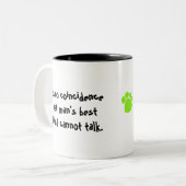 Tasse 2 Couleurs Maggie du roseau de Karen (Devant gauche)