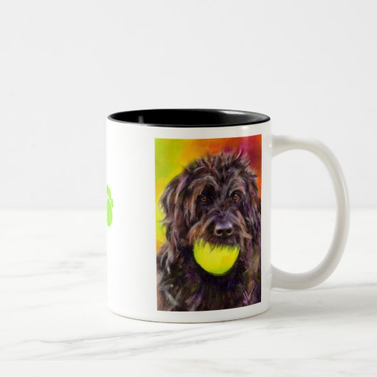 Tasse 2 Couleurs Maggie du roseau de Karen (Droit)