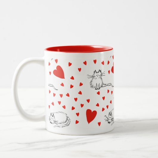 Tasse 2 Couleurs Maggie Love v3 (Gauche)