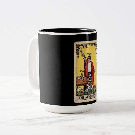 Tasse 2 Couleurs Magician Tarot (Devant gauche)