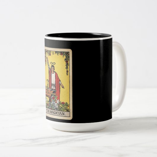 Tasse 2 Couleurs Magician Tarot (Devant droit)