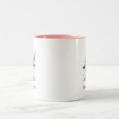 Tasse 2 Couleurs Magicien de chat | Style nippon (Centre)