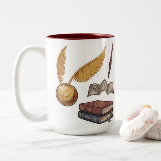 Tasse 2 Couleurs Magie de sorcier (Avec donut)