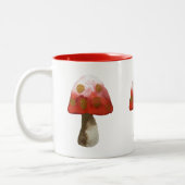 Tasse 2 Couleurs Magie de Toadstool de champignon rouge (Gauche)