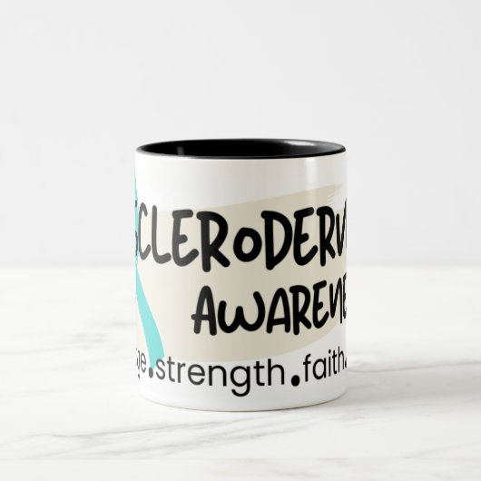 Tasse 2 Couleurs Magnets de sensibilisation aux sclérodermes (Centre)