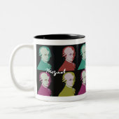 Tasse 2 Couleurs Magnifique moto de Mozart (Gauche)