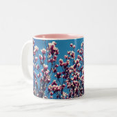 Tasse 2 Couleurs Magnolia Blossoms Blue Sky (Devant gauche)