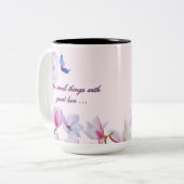 Tasse 2 Couleurs Magnolia Grand Amour (Devant gauche)