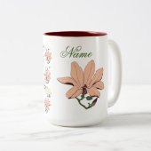 Tasse 2 Couleurs Magnolia Printemps (Devant droit)