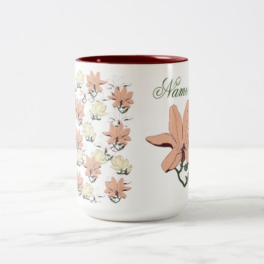 Tasse 2 Couleurs Magnolia Printemps (Centre)