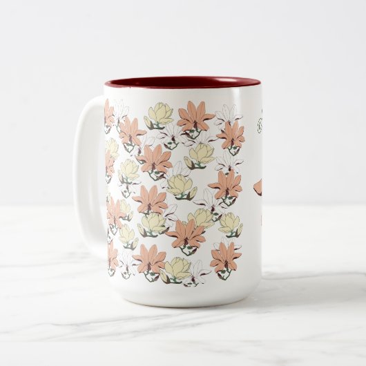 Tasse 2 Couleurs Magnolia Spring (Devant gauche)
