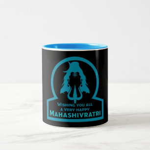 Tasse 2 Couleurs Maha Shivratri - Happy Maha Shivratri