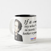 Tasse 2 Couleurs Mahler sur la composition (Devant gauche)