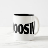 TASSE 2 COULEURS MAHOOSIQUE (Devant droit)