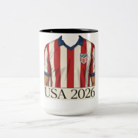 Maillot de foot USA rétro style patriotique rouge