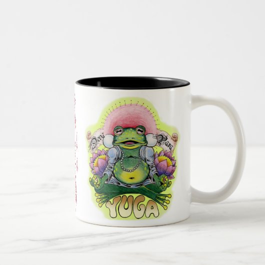 Tasse 2 Couleurs main cube, Yuga-Frosch, dy (Droit)