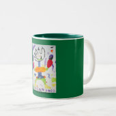 Tasse 2 Couleurs Main Kong, par Brian Dodd (Devant droit)