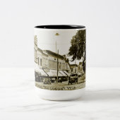 Tasse 2 Couleurs Main Street Boscobel Wisconsin Circa 1910's Photo (Centre)