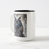 Tasse 2 Couleurs Maine Coon (Devant gauche)