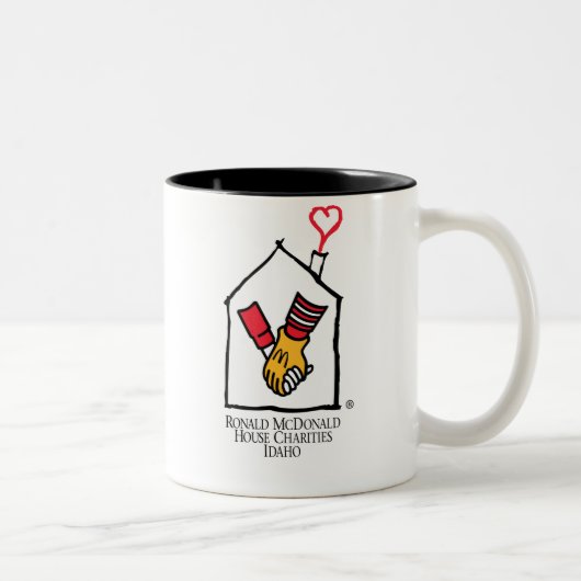 Tasse 2 Couleurs Mains de Ronald McDonald (Droit)