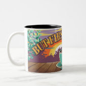 Tasse 2 Couleurs "Mais d'abord, le café" (Gauche)