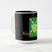 Tasse 2 Couleurs Maison de Dink Pickleball Crest (Devant gauche)