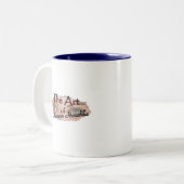 Tasse 2 Couleurs "Maison d'équitation " (Devant gauche)