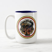 TASSE 2 COULEURS MAISON DES LIBRES (Gauche)