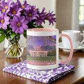Tasse 2 Couleurs Maison du manoir sud de la Louisiane
