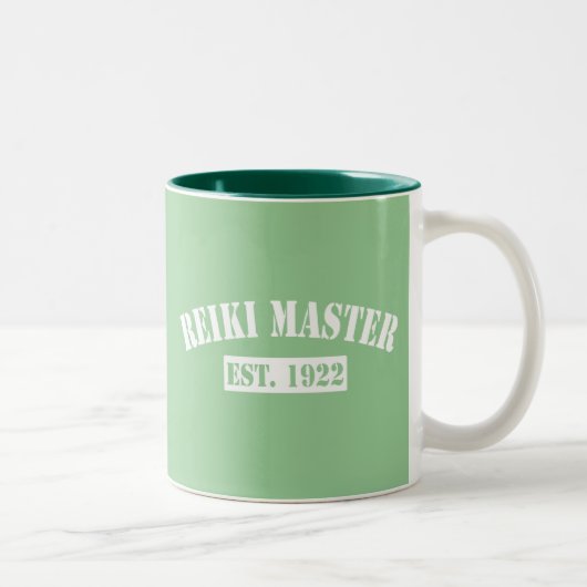 Tasse 2 Couleurs Maître de Reiki (Droit)