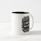 Tasse 2 Couleurs Maître du Chaos – Conception multitâche (Devant droit)