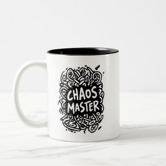 Tasse 2 Couleurs Maître du Chaos – Conception multitâche (Gauche)