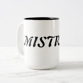 TASSE 2 COULEURS MAÎTRESSE (Devant gauche)