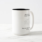 Tasse 2 Couleurs Maîtriser les algorithmes pour maîtriser les vies (Devant droit)