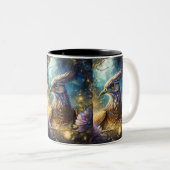 Tasse 2 Couleurs majestueux oiseau andalou (Devant droit)